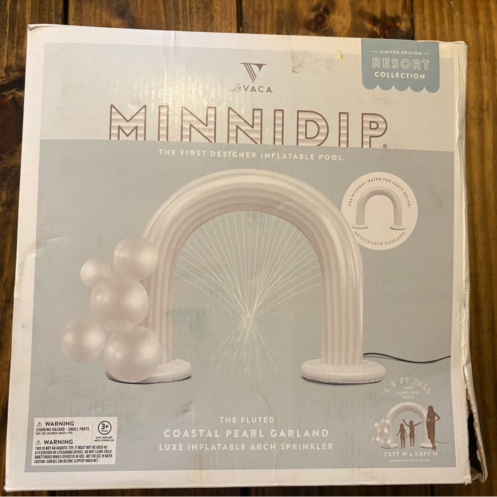 Coastal Pearl Garland Inflatable Arch Sprinkler